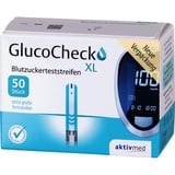 aktivmed GlucoCheck XL Blutzuckerteststreifen