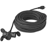 PRO PLUS Steckdose Schuko 3-fach 20m