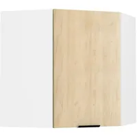 VCM Eckschrank Hängeschrank 57 x 57 x 60 cm Weiß