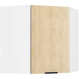 VCM Eckschrank Hängeschrank 57 x 57 x 60 cm Weiß