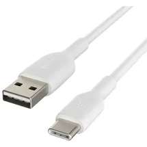 Belkin USB-C/USB-A Kabel 15cm PVC, Weiß