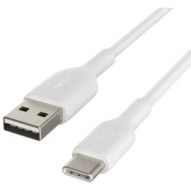 Belkin USB-C/USB-A Kabel 15cm PVC, Weiß