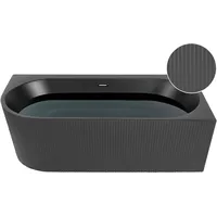 Beliani Gocta Eckbadewanne 170 x 80 cm (280 l)