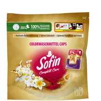 Sofin Color Waschmittel Caps 24 Stk. - Waschmittel Caps für die kraftvolle Textil-Reinigung von Buntwäsche, Frische & schöne Kleidung