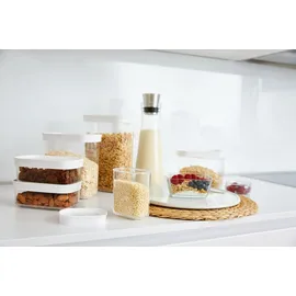 Emsa Optima rechteckig transparent/weiß 2 l