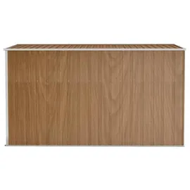 vidaXL Geräteschrank 1,18 x 2,88 m Braun