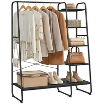 VASAGLE Garderobenständer VASAGLE Schwarz