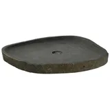 vidaXL Basin Grau (55-65) x (40-50) x 6 cm Flussstein vidaXL