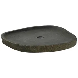 vidaXL Basin Grau (55-65) x (40-50) x 6 cm Flussstein vidaXL