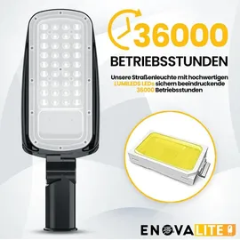 enovalite LED-Straßenleuchte, EEK: D, 50W, 7000lm, IP65