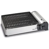 Kemper Smart BBQ tragbarer Gasgrill silber