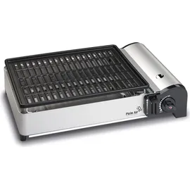 Kemper Smart BBQ tragbarer Gasgrill silber