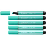 Stabilo - Premium-Filzstift mit dicker Keilspitze - Pen 68 MAX - 5er Pack - eisgrün
