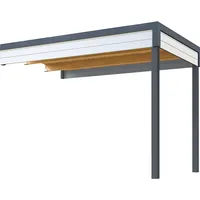Weka für Gartenhaus Batu 1 hellgrau 300 x 200