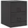 vidaXL Nachtschrank 34,5 x 39 x 44 cm Schwarz