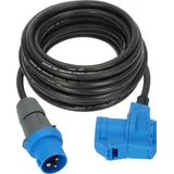 Brennenstuhl 1168650510 Strom Camping-CEE-Verlängerungskabel Blau, Schwarz H07RN-F 3G 2,5 mm2