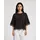 Smith & Soul SMITH & SOUL, Damen, Gr. M, braun (schwarz choc), Jersey, Obermaterial: 100% Baumwolle, unifarben, lässig geschnitten hüftlang, Rundhals, Spitze, Shirts T-Shirt, mit Spitzendetails, Boxy Fit