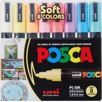 POSCA Marker 8 Stück(e) Mehrfarbig