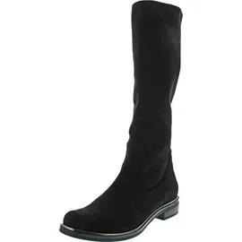 CAPRICE Damen Hohe Stiefel ohne Absatz Kniehoch Vegan, Schwarz | Gr. 38,5
