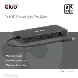 Club 3D 9-1 USB-C Dual HDMITM 100W Hub