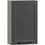 WELLTIME Hängeschrank "Lana", grau (matt grau), B:40cm H:64cm T:20cm, MDF, Schränke, Hängeschrank, Badmöbel, 40 cm breit