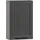 WELLTIME Hängeschrank "Lana", grau (matt grau), B:40cm H:64cm T:20cm, MDF, Schränke, Hängeschrank, Badmöbel, 40 cm breit