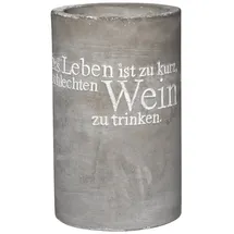 räder Weinkühler Das Leben ist zu kurz 21 cm