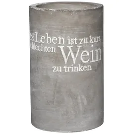 räder Weinkühler Das Leben ist zu kurz 21 cm