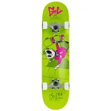 Enuff Skateboards Enuff Skully 7.25 ́ Weiß rosa|grün 7,25"
