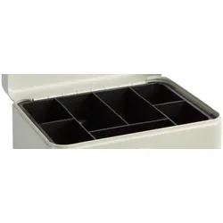 ALCO Geldkassette Stahlblech mit Schloss 195x145x80mm silber