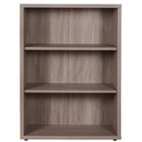 Composad »DISEGNO, Bücherregal mit 3 offenen Fächern,«, verstellbare Böden, Höhe 112 cm, 100% recyceltes Holz, Made in Italy braun