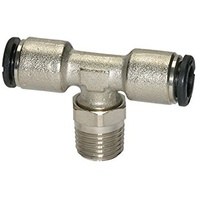 Riegler T-Steckverschraubung »click-clock«, drehbar, R 1/4 außen Ø6 mm