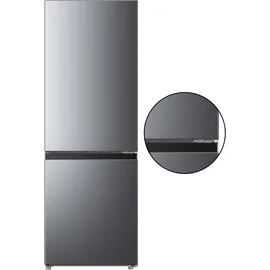 Hanseatic HKGK14349BI Kühl-Gefrierkombination (175 l, 1430 mm hoch, Silber)