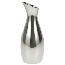 ZONE Denmark Rocks Wasserkaraffe 1L, Wasserkrug aus Edelstahl, Durchm. 10 cm, Höhe 26 cm, 1 Liter, Polierter Edelstahl