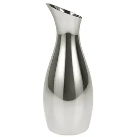 ZONE Denmark Rocks Wasserkaraffe 1L, Wasserkrug aus Edelstahl, Durchm. 10 cm, Höhe 26 cm, 1 Liter, Polierter Edelstahl
