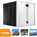 120W Solarmodul Solarpanel PV Solarzelle Monokristallin Photovoltaik Wohnmobil 0% MwSt