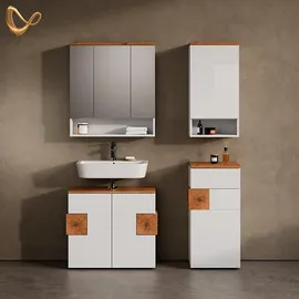 livinity® Tanaro Midischrank 40 x 84 x 37 cm Weiß