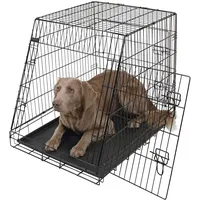 Kerbl Gittertransportbox 76 x 54 x 64 cm Schwarz