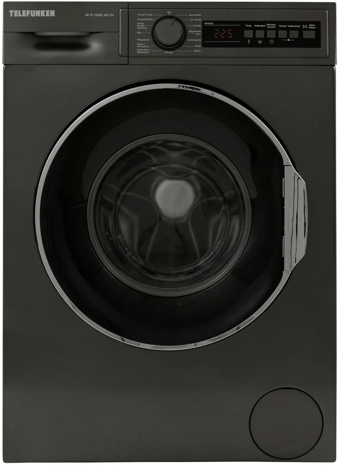 Telefunken Waschmaschine W-8-1400-A0-DI  8 kg   1400 U/Min   Energieklasse A   Dampffunktion   AquaStop
