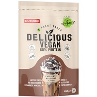 Nutrend Delicious Vegan, Protein (450 g, Haselnuss-Schokolade)
