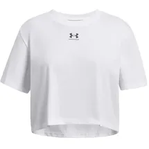 Under Armour Rival Kurzarm-t-shirt - White / Black - 18-20 Jahre