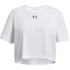 Under Armour Rival Kurzarm-t-shirt - White / Black - 18-20 Jahre