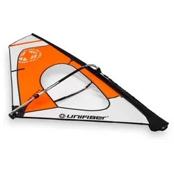 Unifiber Wind Sup Dacron komplett Rigg 22 Segel Mast Gabel set, Segelgröße in m2: 5.5, Farbe: Fluo Orange