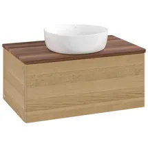 Villeroy & Boch Waschtischunterschrank 1 Auszug 80 x 36 x 50 cm Eiche