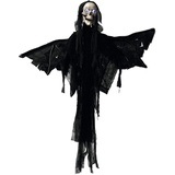 Europalms Halloween Figur Engel, animiert 165cm