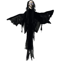 Europalms Halloween Figur Engel, animiert 165cm