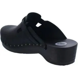 Berkemann Riemen-Toeffler Clogs Schwarz - Gr.: 40,5