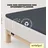 Easy Spannbettlaken für Topper Jersey Elasthan 90 x 190 - 100 x 220 cm gray deep