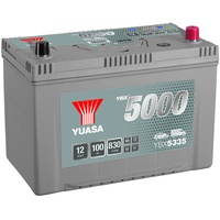 YUASA Autobatterie, Starterbatterie 12V 100Ah 830A 5.29L für MITSUBISHI ASX