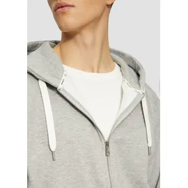 QS Basic-Sweatjacke Kapuzenjacke grau S